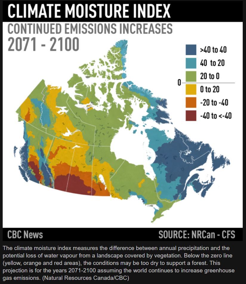 The world continues to increase greenhouse gas emissions, and 1 percent scientists at Natural Resources Canada are telling of the future still.